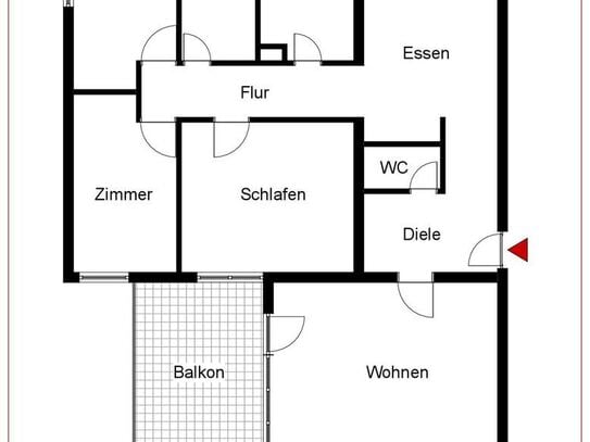 4 1/2 Zimmer-Wohnung in Wunschlage mit Balkon und TG-Stellplatz!