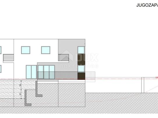 KRALJEVICA - Baugrundstück mit Baubeginn