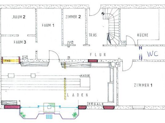 VL3810a Verkaufs- oder Ladenbürofläche mit Anbau / Regensburg - Nord