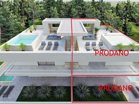 ZADAR, VRSI - Elegante Wohnung mit Pool- und Meerblick! Neubau! S1