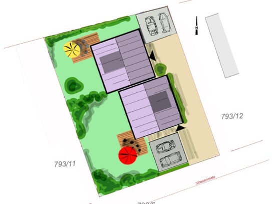 Bauprojekt Starnberg: Wunderschönes Grundstück für zwei Villenhälften/ Mehrgenerationenhaus