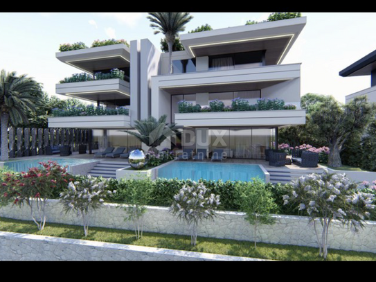 OPATIJA, LOVRAN - WOHNUNG J3 - 116m2 PENTHOUSE + SCHWIMMBAD UND TERRASSEN / BALKON 80,5m2 (243m2 BRUTTO - 171m2 NETTO)