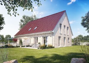 Bauvorhaben, Neubau als Fertighaus inklusive Bodenplatte