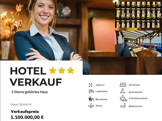 Investoren und Hoteliers aufgepasst! 3 Sterne Hotel + Einfamilienhaus, Nähe von Boppard