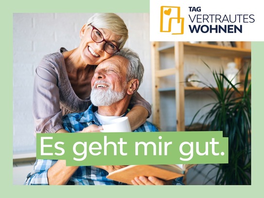 Barrierefreie Wohnung mit kleinem Garten!