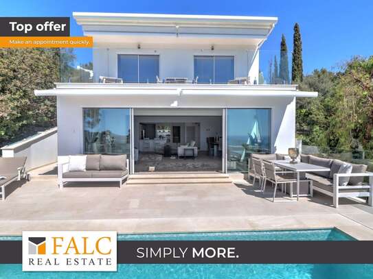 Traumhafte Villa mit Meeresblick und Pool in Costa d'en Blanes!