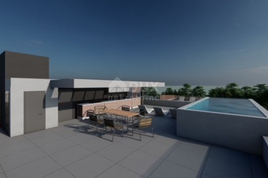 ZADAR, ZATON - Penthouse 20 m vom Meer entfernt, S7