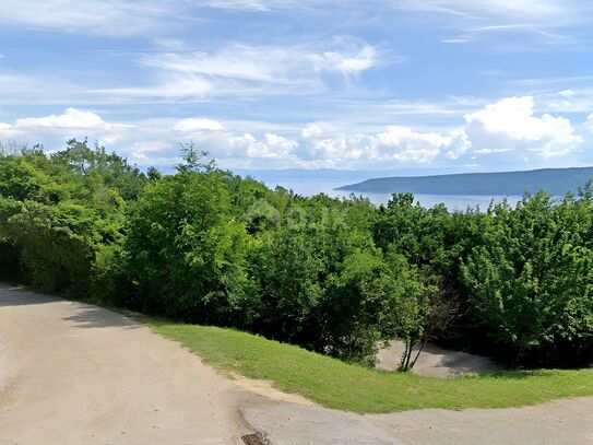 ISTRIEN, RABAC - Grundstück mit Meerblick