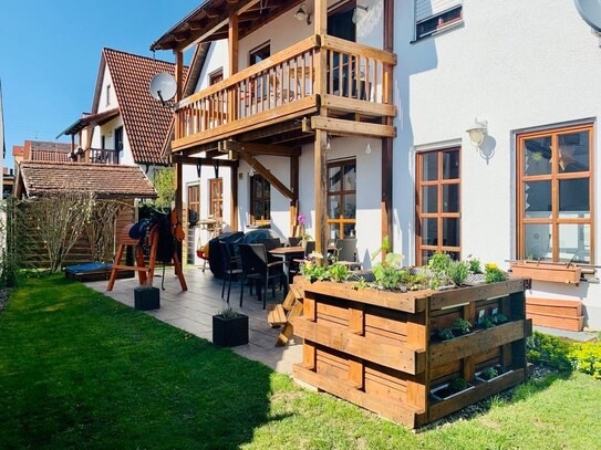 "Haus im Haus": 4-Zimmer-Wohnung nahe Indersdorf, sonniger Garten + PV-Anlage, ohne Maklerprovision!