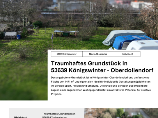 Seltene Gelegenheit: Traumhaftes Grundstück in Königswinter-Oberdollendorf