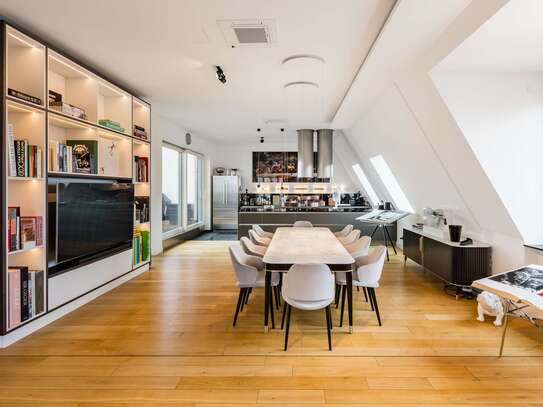 Hoch über der Stadt: exklusive Penthouse-Oase mit privater Aufdachterrasse unweit des Lietzensees