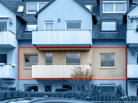 Frisch gemacht für Sie. 3-Zimmerwohnung mit Balkon, Keller , Einbauküche, Stellplatz in Helmstedt