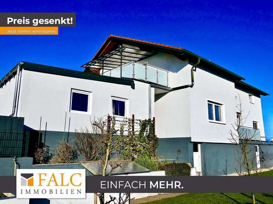 Einfach Mehr: Top-Lage-Zustand-4-Zimmer-Wohnung, EBK, Garten, Do-Garage, PV-Anlage, 17 m²-S/W-Balkon