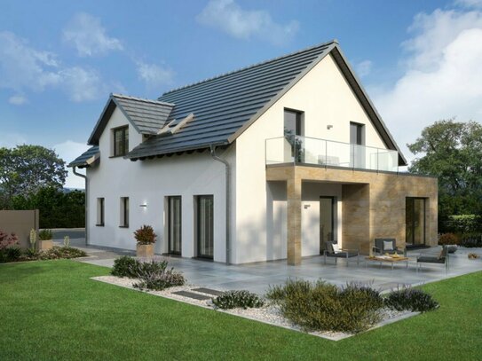 Doppelt sparen. Einfamilienh. als klimafreundlicher Neubau mit PV - Anlage. Kfw Förderung (100.000,-- ab 1,73% . Energi…