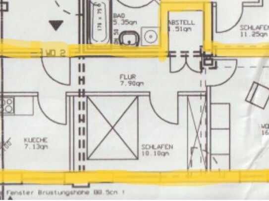 2-Zi.-EG-Whg. – frisch renoviert, Ortszentrum - 17 Fahrradmin. zum Bf. Wedel