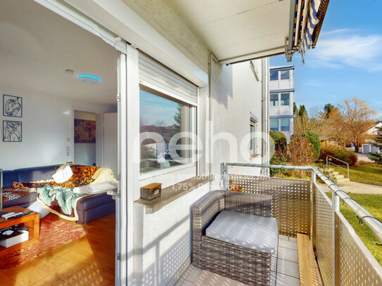 Moderne und vermietete 3-Zimmer-Wohnung mit Balkon!