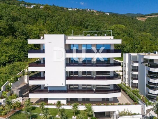 OPATIJA, ZENTRUM - moderne Wohnung in einem neuen Gebäude mit Meerblick, Gemeinschaftspool, Garage