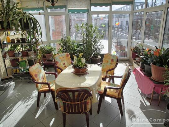 Möbliert 2-Zimmer Apartment mit Terrasse und Wintergarten in Dresden-Neustadt