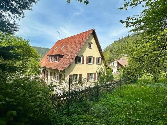 1937 - Burgblick - castle view - großzügiges Schwarzwaldhaus in Bad Liebenzell