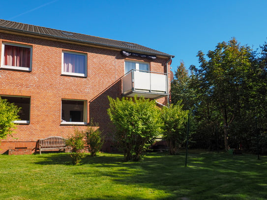 RESERVIERT - St.Peter-Ording/Böhl: 4-Zi-ETW mit Balkon, Parkplatz und Gartennutzung, renov-bed.