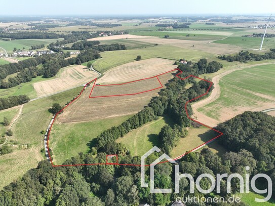 Acker, Wald und Wiese (ca. 8,3 ha) in der Klostergemeinde Panschwitz-Kuckau