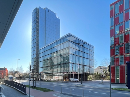 Medienhafen I Aussicht über Düsseldorf I Effiziente Büroflächen provisionsfrei