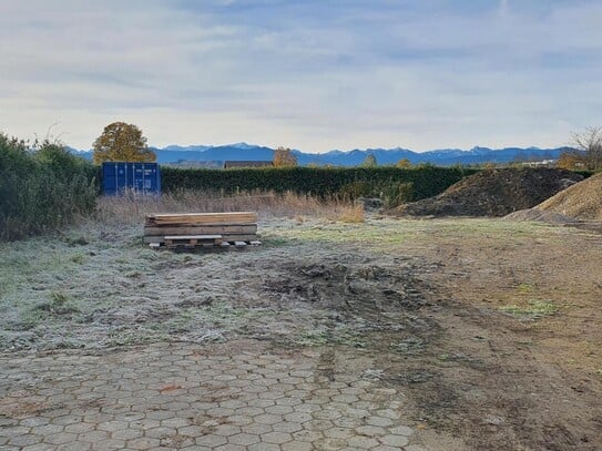 Baugrundstück mit Bergblick im Süden von Weilheim