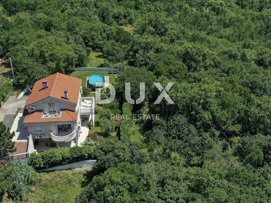 CRIKVENICA, GRIŽANE - Wunderschönes Einfamilienhaus mit Pool und Meerblick!