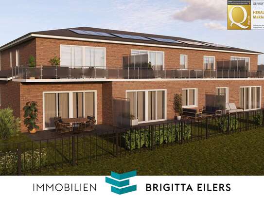 Ohne Käuferprovision in Oyten: Moderne NEUBAU-3-Zimmer-Wohnung mit 32 m² großer Dach-Terrasse