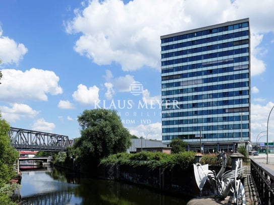 Büro in Hamburg mieten, 2. oder 7. OG Blick über Hammerbrook, provisionsfrei