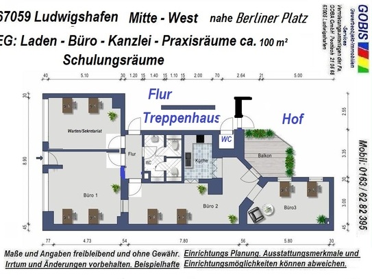 !! Aktuell !!! Lu City WEST /nahe Berliner Platz 01.04.2024 später Laden/Büro-/Praxis-/Schulungs-Räume 100 m²