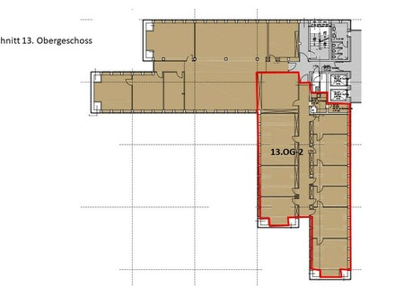 rwi4 I tolle Büroflächen mit spektakulärer Aussicht über Düsseldorf I provisionsfrei