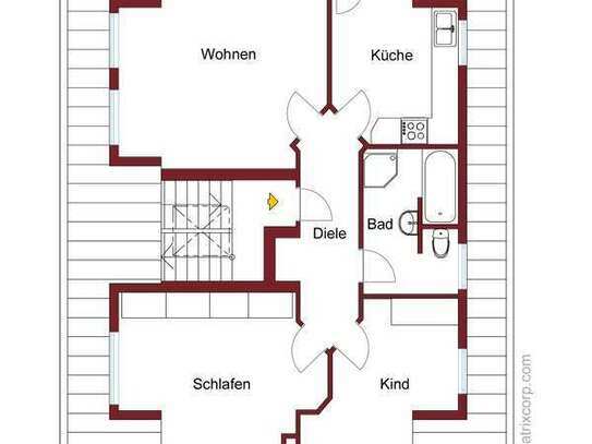 Zentral gelegene Dachgeschosswohnung in Gladbeck