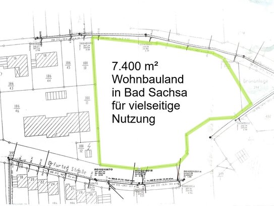 Baugrundstück in Bad Sachsa: 7.400 m² Wohnbauland für vielseitige Nutzung