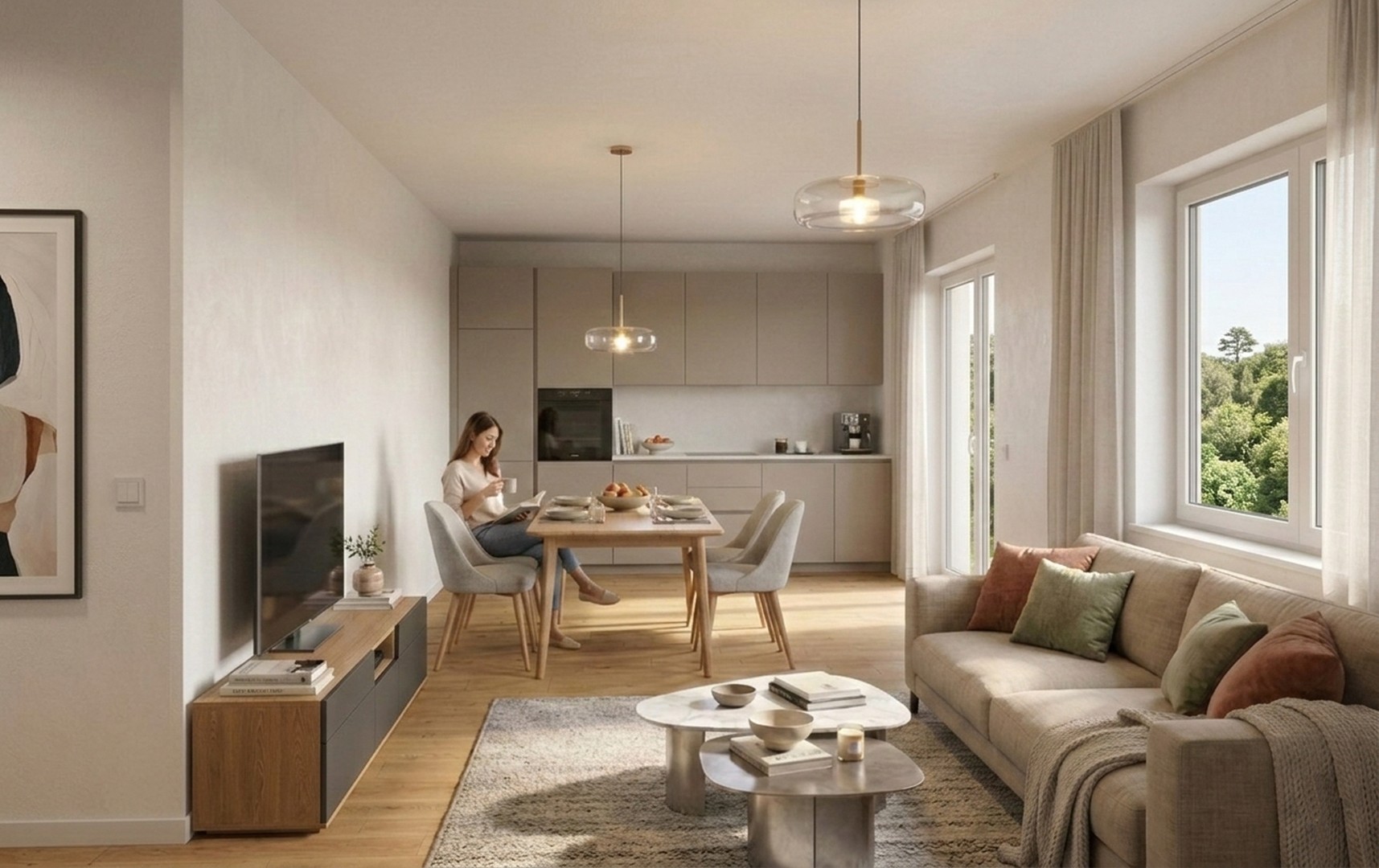 Ankommen & Wohlfühlen: Neubau-Erstbezug mit Balkon & Stellplatz - Photo 1