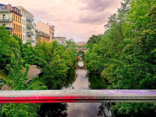 Ruhig und urban: 150m zur Karl-Heine-Str. / 600m zum Palmgarten