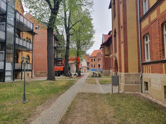 4 Zimmer Wohnung 1.OG Sonnenbalkon Aufzug hochwertige Ausstattung in einem KFW Effizienzhaus Denkmal