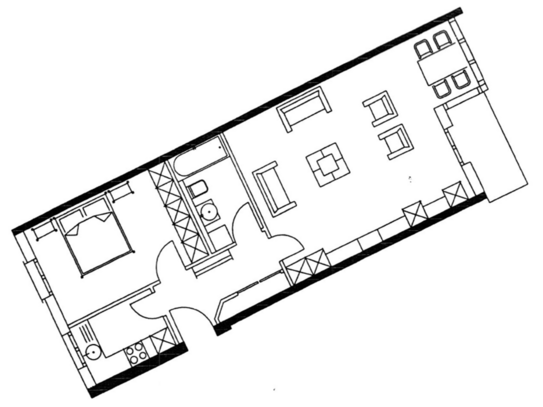 Leer, Zentral & Ruhig - 2-Zimmer mit Südbalkon, EBK und Tiefgarage in Leipzig, Neustadt