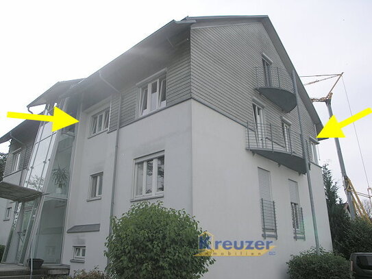 Gemütlich*Hell*Renoviert! 2 Zi.-Wohnung mit Balkon und Garage in ruhiger Lage von RV-Oberzell !