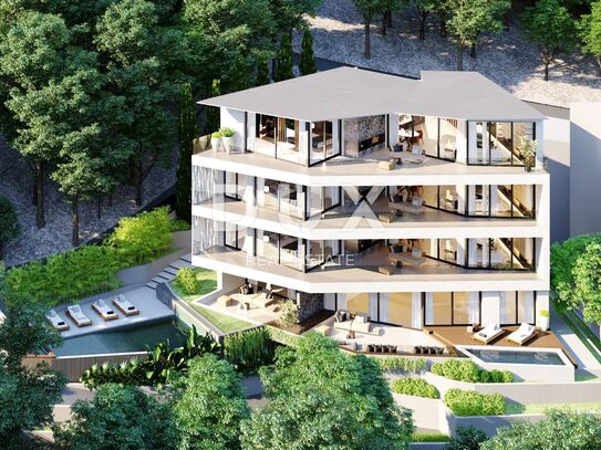 OPATIJA, ZENTRUM – prestigeträchtiges Penthouse oberhalb des Zentrums von Opatija in einem neuen Gebäude mit besonderem…