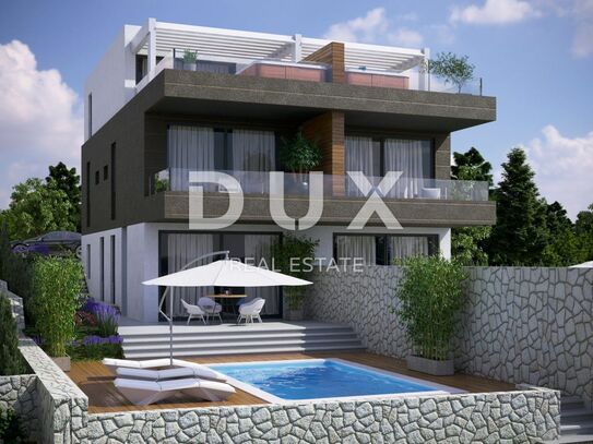 PAG, NOVALJA - Duplex-Penthouse mit Dachterrasse