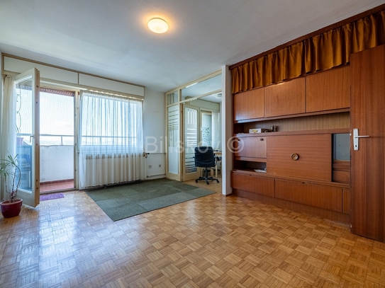 Zu verkaufen, Zagreb, Dubrava, 1-Zimmer-Wohnung, Aufzug, Loggia