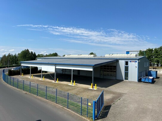Multifunktions - Gewerbehalle, zentral im Rhein-Main-Gebiet - KLIMANEUTRAL mit SOLARKRAFTWERK