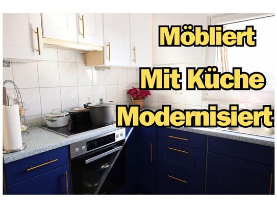 möblierte 2-Zimmer Penthouse Wohnung mit grossem Balkon und traumhaftem Blick in beliebter Lage