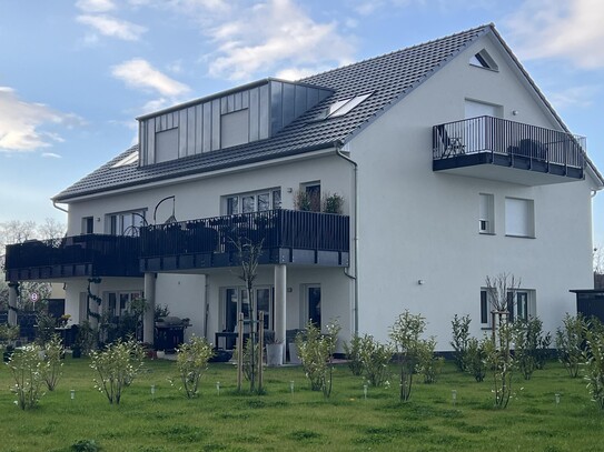 3-Zimmer Erdgeschoss-Wohnung im Effizienzhaus mit Garten