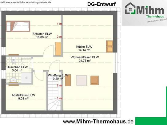 Bungalow mit Einliegerwohnung für doppelte KfW-Förderfähigkeit