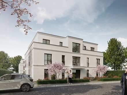 KfW 40 in Mülheim-Dümpten. Terrassenwohnung mit schönem Ausblick!
