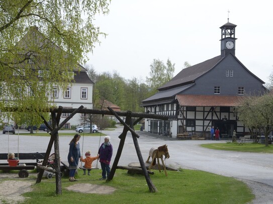 Wunderschöne sanierte Dachgeschosswohnung auf dem Rittergut Kirchberg