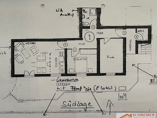 Herbstangebot - Erdgeschosswohnung in Bad Berleburg - Schwarzenau zu verkaufen.