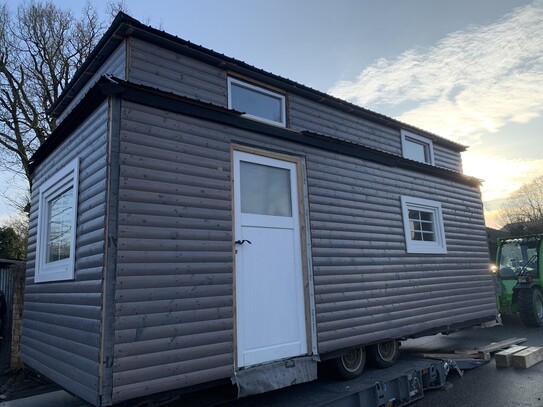 Tinyhouse, Haus auf Rädern, Mini Holzhaus, Bauwagen, Wohnwagen